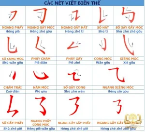 Làm quen với nét chữ và bộ thủ cơ bản
