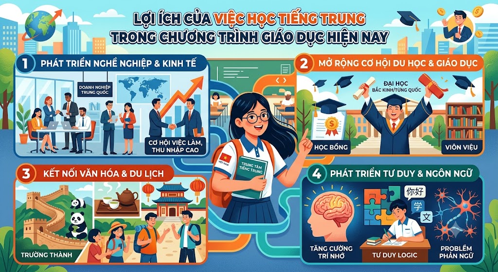 Lợi Ích Của Việc Học Tiếng Trung Trong Chương Trình Giáo Dục Hiện Nay