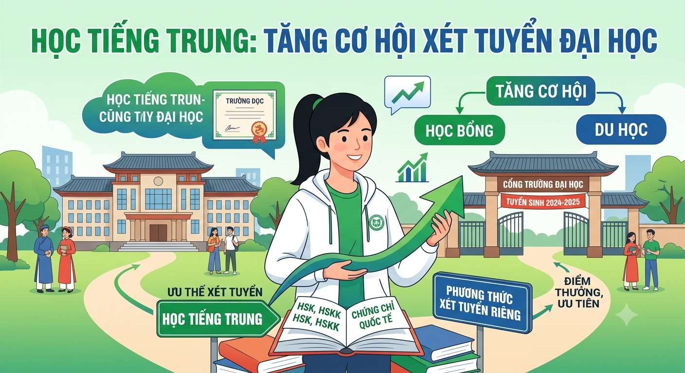 Học Tiếng Trung Có Giúp Tăng Cơ Hội Xét Tuyển Đại Học Không?