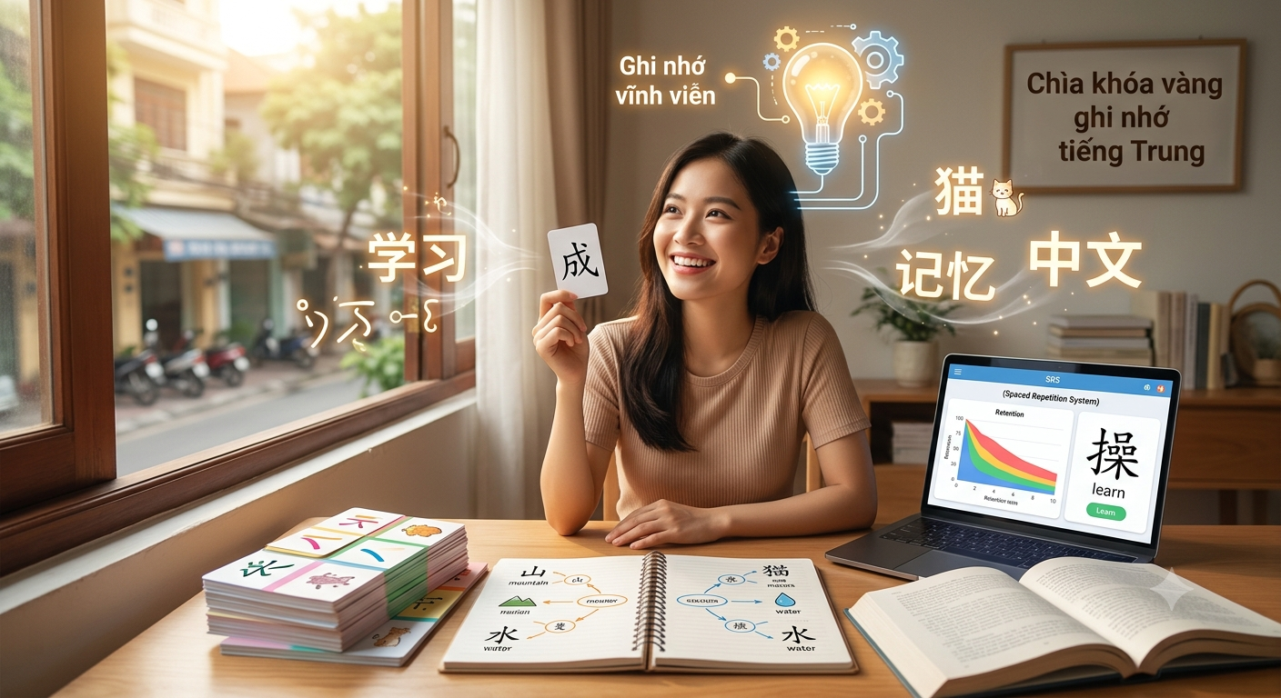 Bí Quyết Vàng Giúp Người "Học Trước Quên Sau" Ghi Nhớ Tiếng Trung Vĩnh Viễn