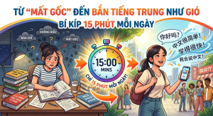 Từ "Mất Gốc" Đến Bắn Tiếng Trung Như Gió: Bí Kíp 15 Phút Mỗi Ngày