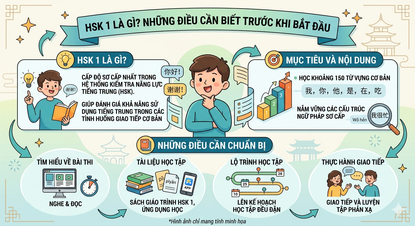 HSK 1 Là Gì? Những Điều Cần Biết Trước Khi Bắt Đầu