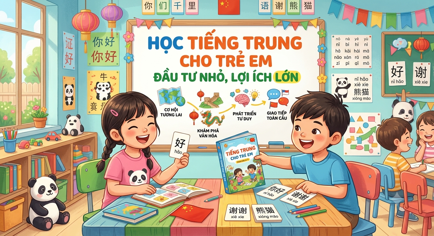 Học Tiếng Trung Cho Trẻ Em: Đầu Tư Nhỏ, Lợi Ích Lớn