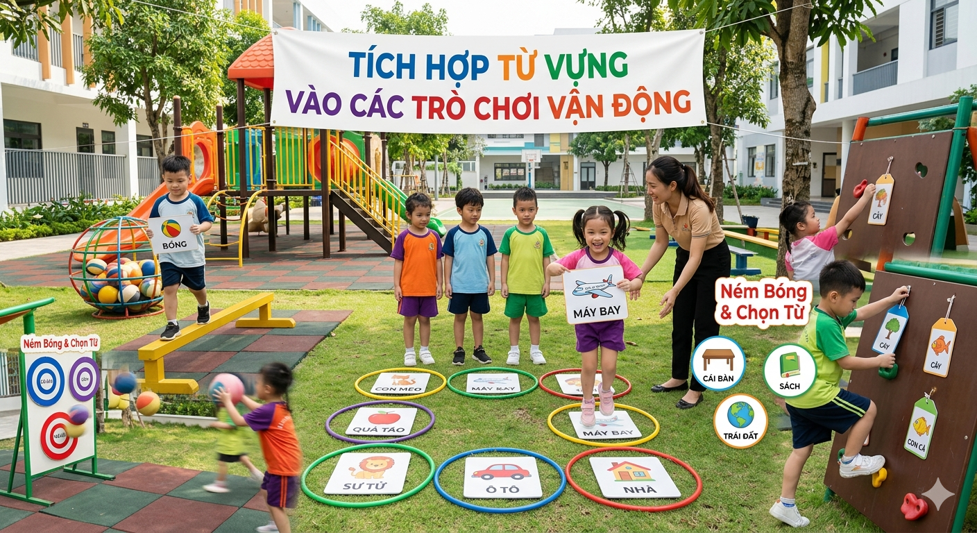 Tích Hợp Từ Vựng Vào Các Trò Chơi Vận Động