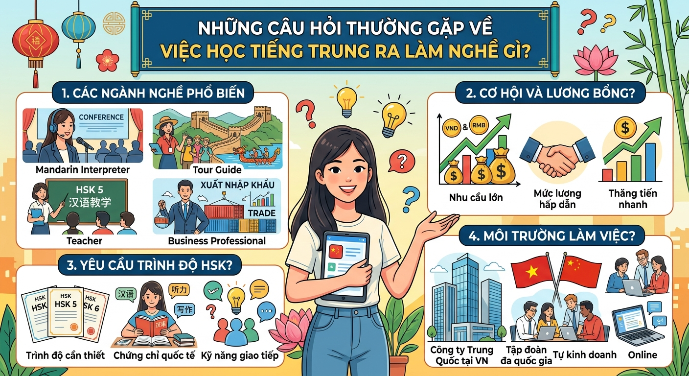 Học Tiếng Trung Ra Làm Nghề Gì