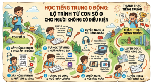 Học Tiếng Trung 0 Đồng: Lộ Trình Từ Con Số 0 Cho Người Không Có Điều Kiện