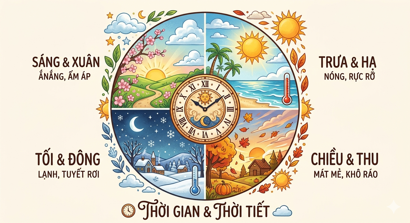 Chủ đề Thời gian và Thời tiết