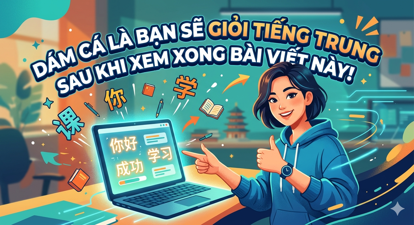 Dám Cá Là Bạn Sẽ Giỏi Tiếng Trung Sau Khi Xem Xong Bài Viết Này!