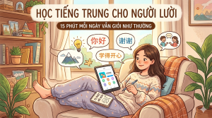 Học Tiếng Trung Cho Người Lười: 15 Phút Mỗi Ngày Vẫn Giỏi Như Thường