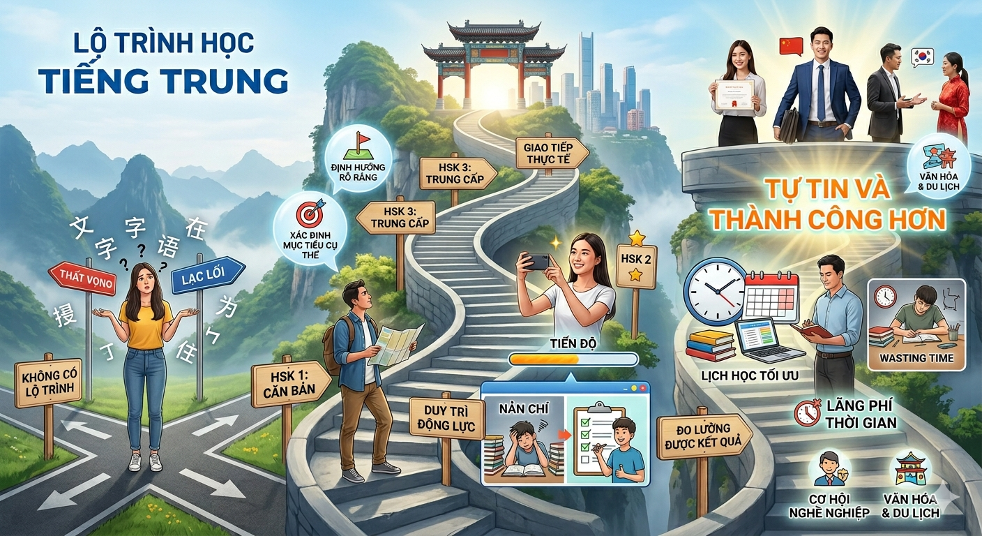 Lộ Trình Học Tiếng Trung Trong 6 Tháng Cho Người Bận Rộn
