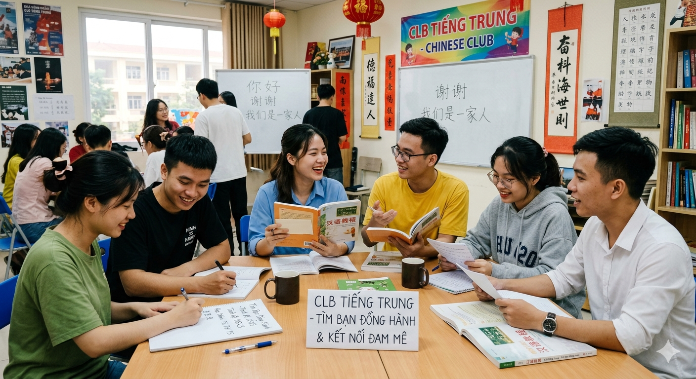 Tìm kiếm bạn đồng hành và tham gia các câu lạc bộ