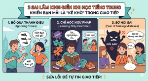 3 Sai Lầm Kinh Điển Khi Học Tiếng Trung Khiến Bạn Mãi Là "Kẻ Khờ" Trong Giao Tiếp
