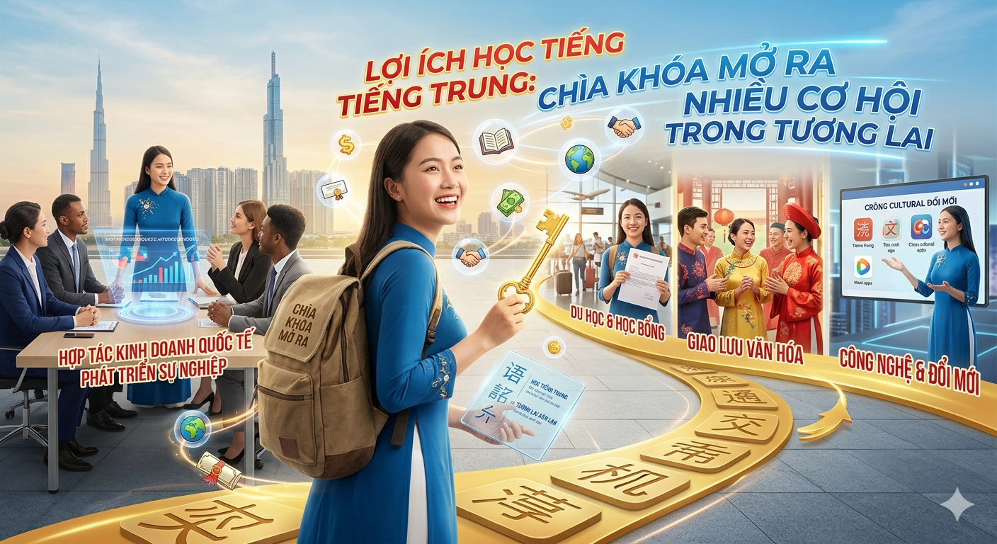 Lợi Ích Học Tiếng Trung: Chìa Khóa Mở Ra Nhiều Cơ Hội Trong Tương Lai