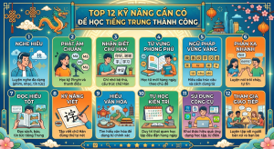 Top 12 Kỹ Năng Cần Có Để Học Tiếng Trung Thành Công