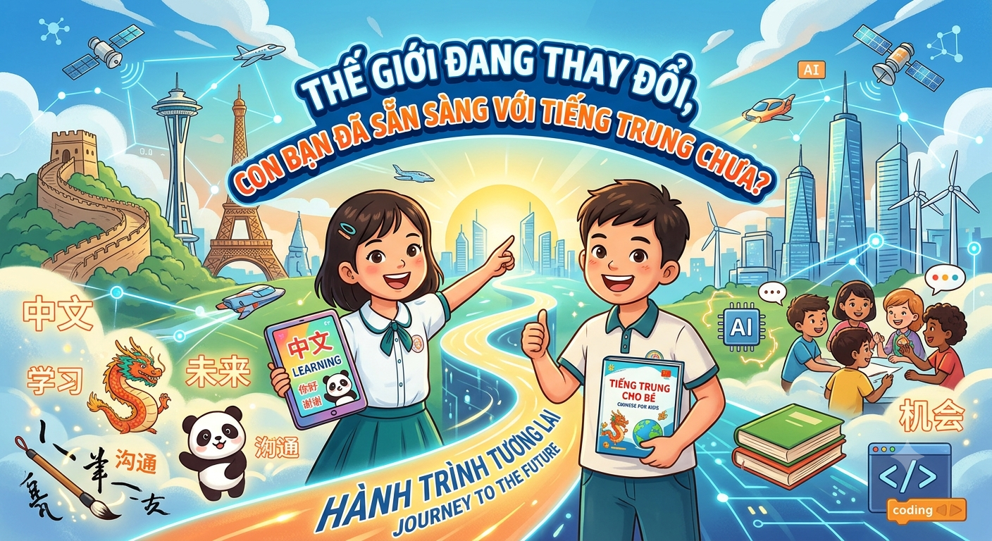 Thế Giới Đang Thay Đổi, Con Bạn Đã Sẵn Sàng Với Tiếng Trung Chưa?