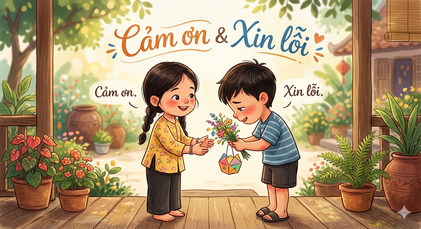 Chủ đề Cảm ơn và Xin lỗi