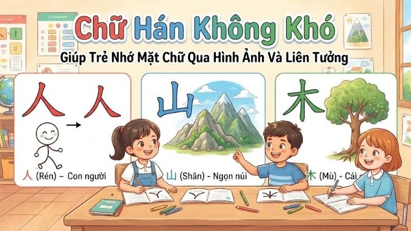  Nhớ Mặt Chữ Qua Hình Ảnh Và Liên Tưởng