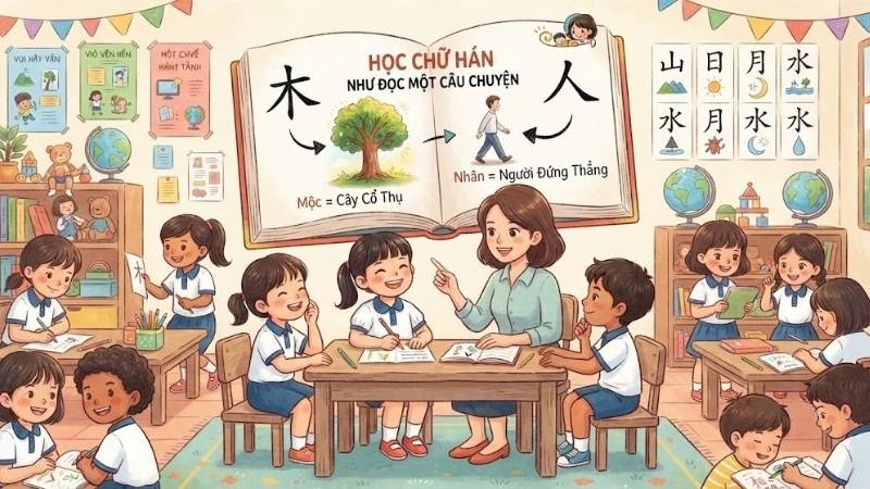 Học Chữ Hán Qua Những Câu Chuyện