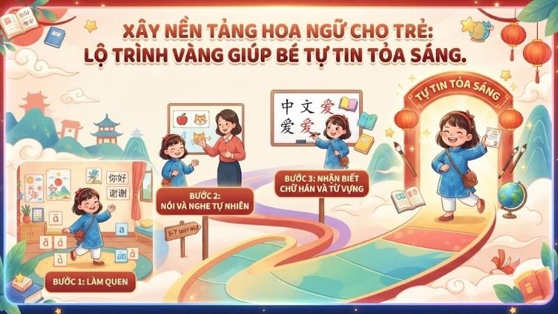 Xây Nền Tảng Hoa Ngữ Cho Trẻ
