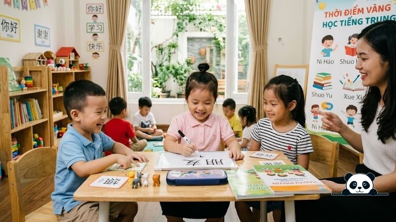 Giáo dục tiếng Trung cho trẻ từ sớm
