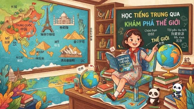 Học Tiếng Trung Qua Khám Phá Thế Giới