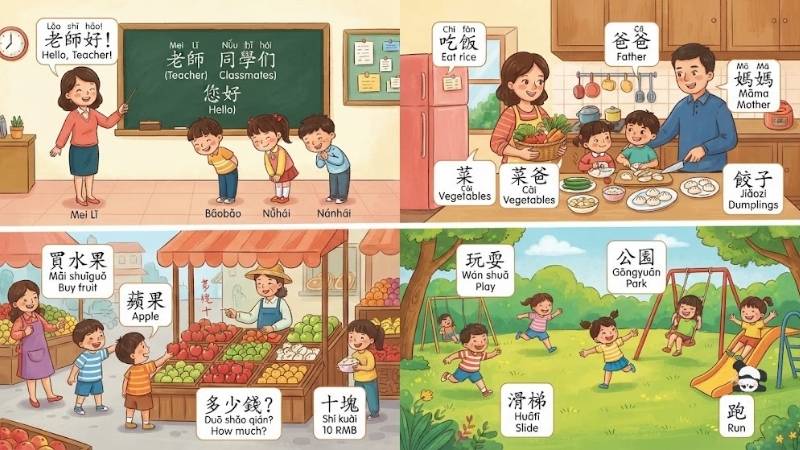 Học tiếng Trung qua ngữ cảnh