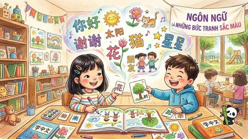Học tiếng Trung qua góc nhìn của trẻ