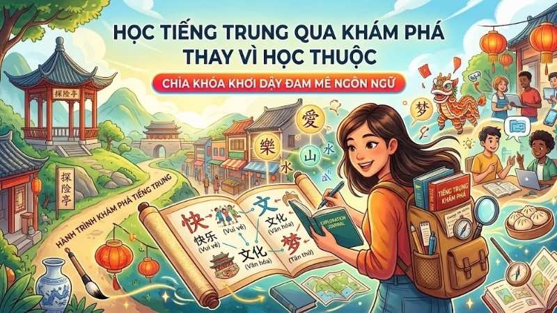 Học Tiếng Trung Qua Khám Phá Thay Vì Học Thuộc