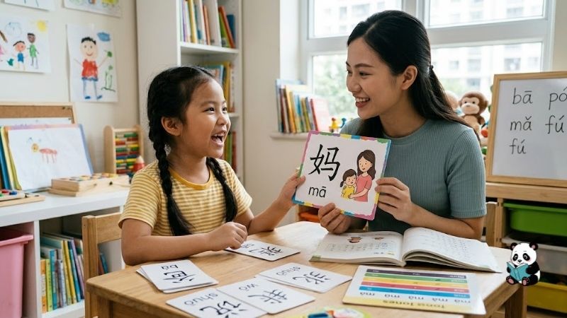 Tiếng Trung giúp trẻ phát triển tư duy mạnh mẽ