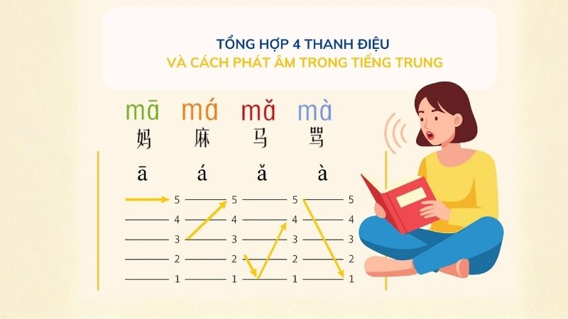 Hệ Thống 4 Thanh Điệu Tiếng Trung
