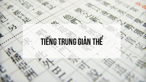 Tiếng Trung Giản Thể