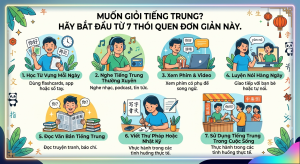 Muốn Giỏi Tiếng Trung? Hãy Bắt Đầu Từ 7 Thói Quen Đơn Giản Này