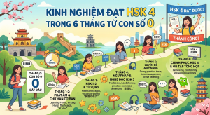 Kinh Nghiệm Đạt HSK4 Trong 6 Tháng Từ Con Số 0