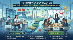 Từ Nhân Viên Đến Quản Lý: Lợi Thế Của Người Thành Thạo Tiếng Trung 2026