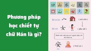 Cho trẻ học chữ Hán qua chiết tự