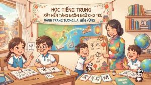 Học tiếng Trung xây nền tảng ngôn ngữ cho trẻ