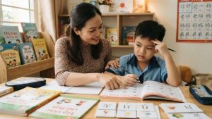 trẻ học tiếng trung chậm